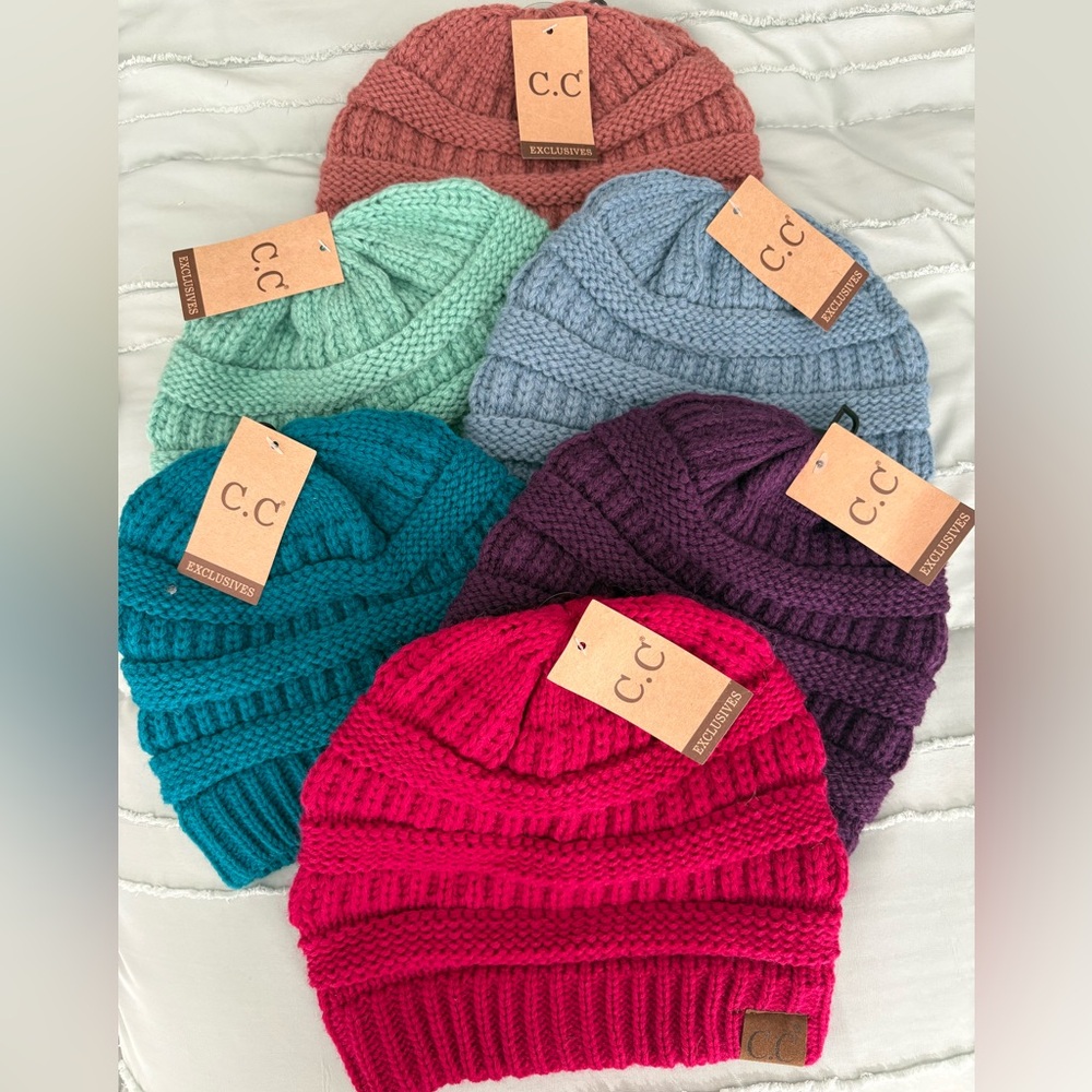C.C Exclusives Knit Beanies in Assorted Colors